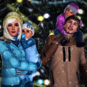 На новогодней ярмарке